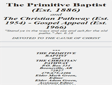 Tablet Screenshot of christianpathway.pbpage.org
